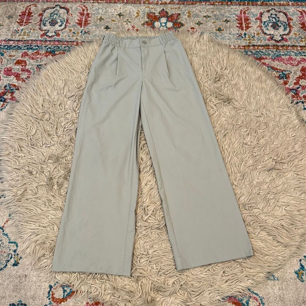 Beyond Yoga Light Sage Wide Leg Pants